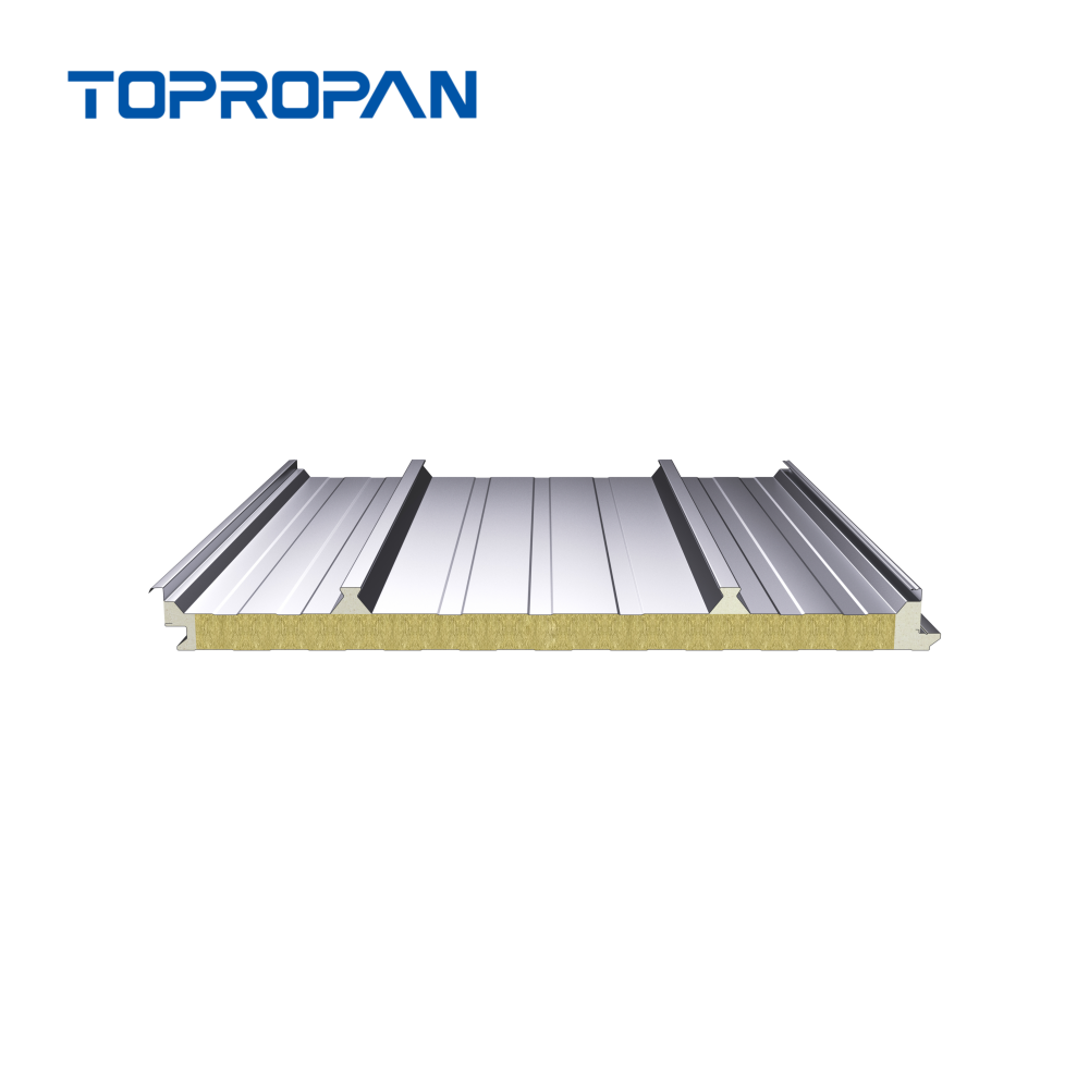 Painel sanduíche de telhado solar Rockwool por atacado