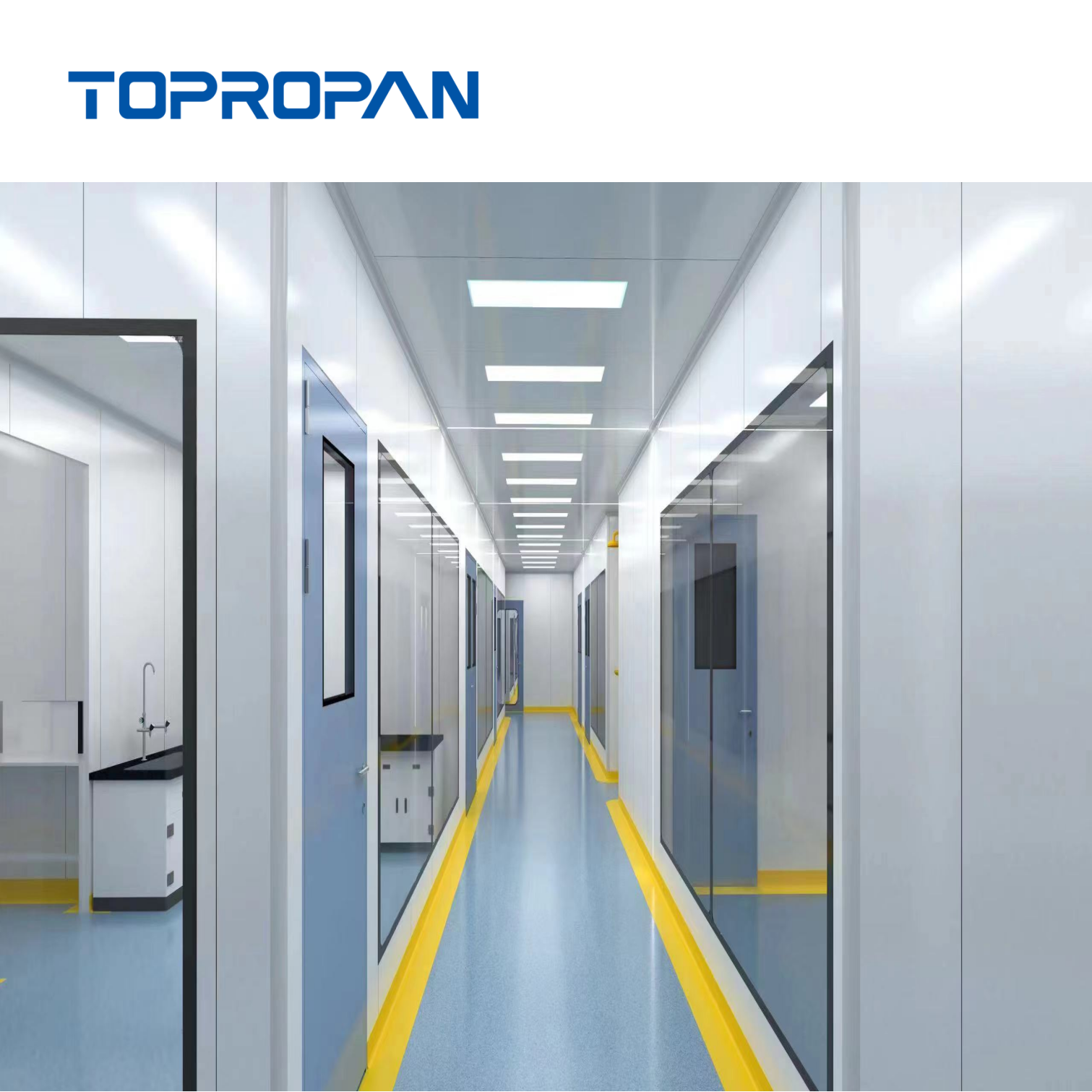 Porta da sala limpa